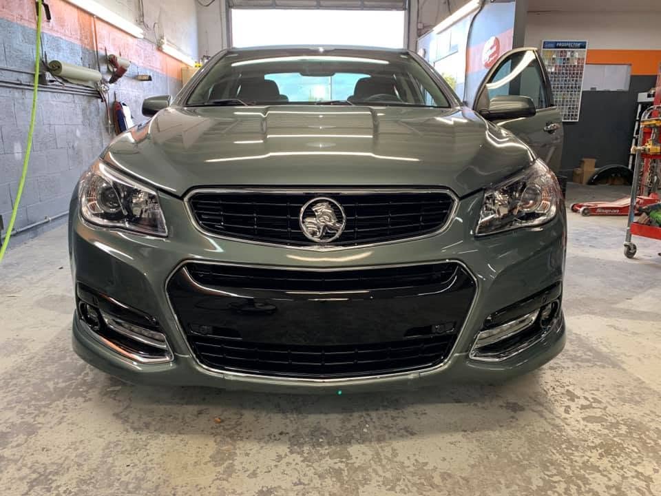 Collision repair result